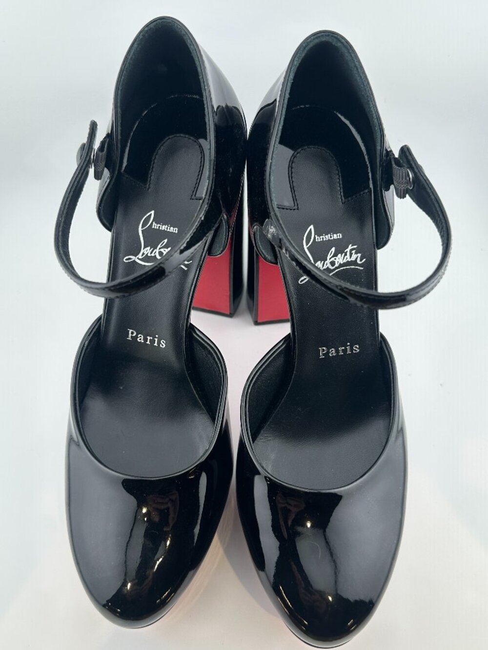 BRAND NEW CHRISTIAN LOUBOUTIN PATENT LEATHER PUMP SIZE 40.5 - Picture 2 of 4